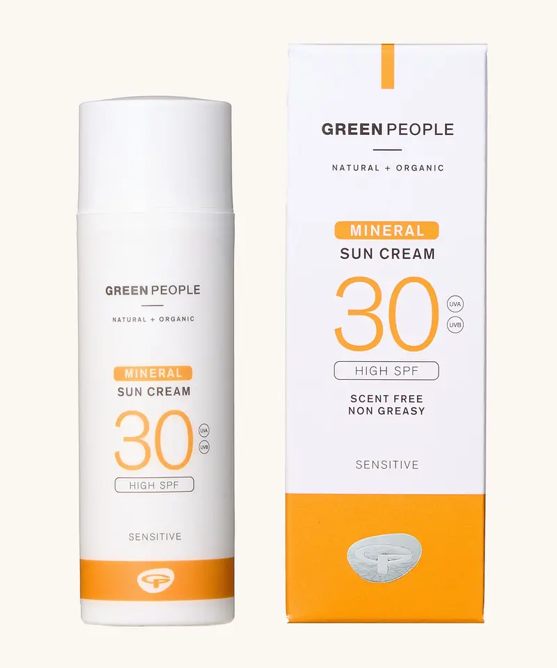 Green People Scent Free Mineral Sun Cream Spf30 50Ml 1