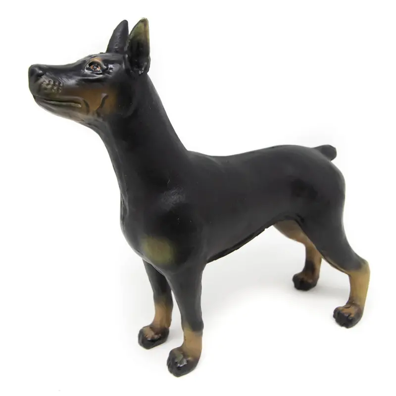 Green Rubber Toys Doberman 1
