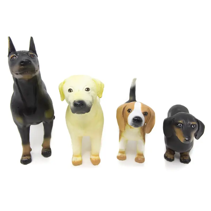Green Rubber Toys Doberman 2