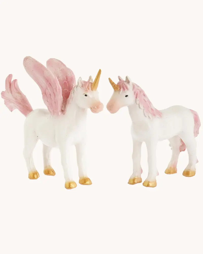 Green Rubber Toys Pink Unicorn & Pegasus - 2 Pack 1