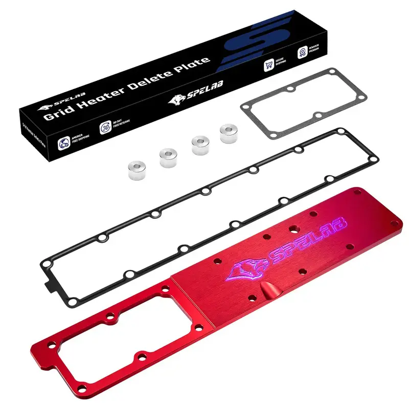 Grid Heater Delete/Upgrad Plate For 2007-2024 Ram 2500/3500 6.7L Diesel | Spelab 1