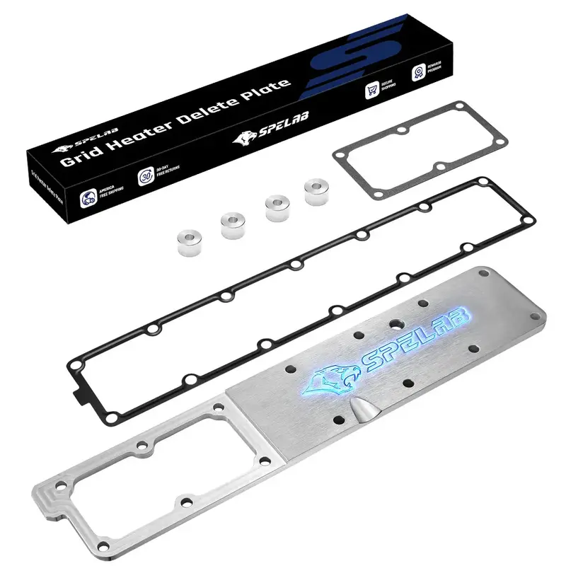 Grid Heater Delete/Upgrad Plate For 2007-2024 Ram 2500/3500 6.7L Diesel | Spelab 3
