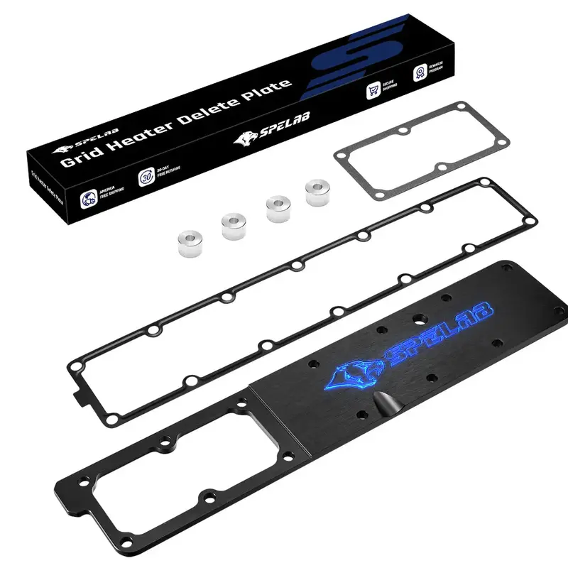 Grid Heater Delete/Upgrad Plate For 2007-2024 Ram 2500/3500 6.7L Diesel | Spelab 3