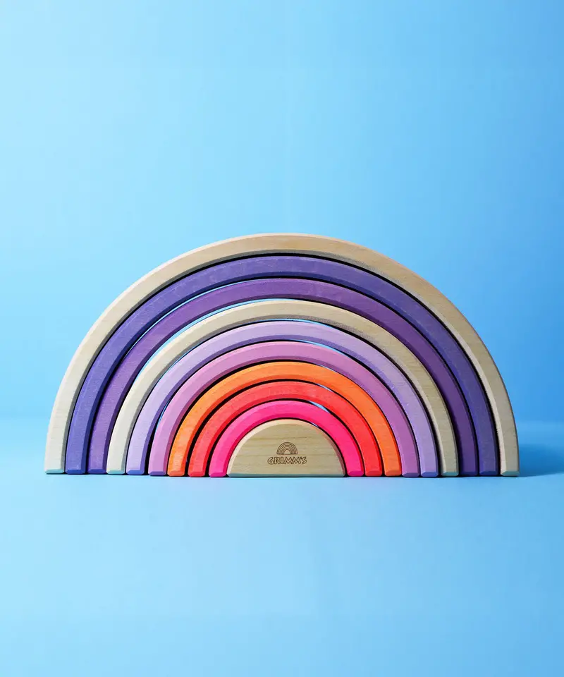 Grimm's 10 Piece Rainbow - Neon Pink 1