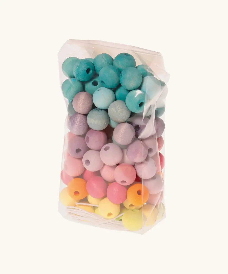 Grimm's 120 Pastel Beads 12Mm 1