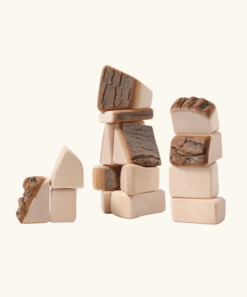 Grimm's 15 Blocks With Bark 1