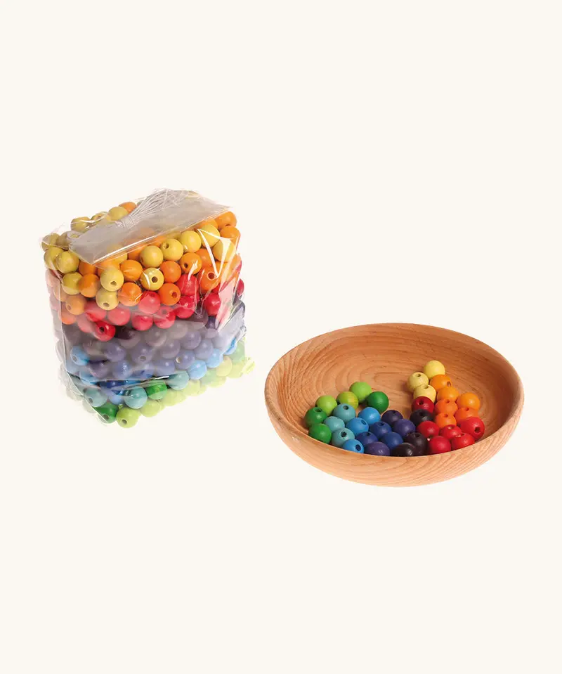 Grimm's 480 Coloured Beads 12Mm 2