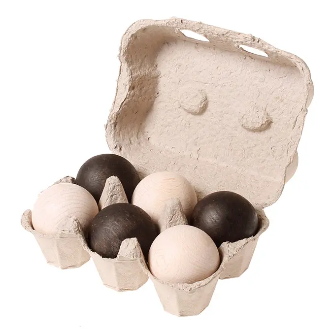 Grimm's 6 Monochrome Wooden Balls 1