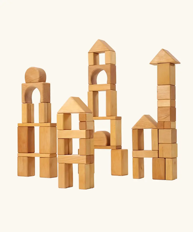 Grimm's 60 Natural Geo Blocks 1
