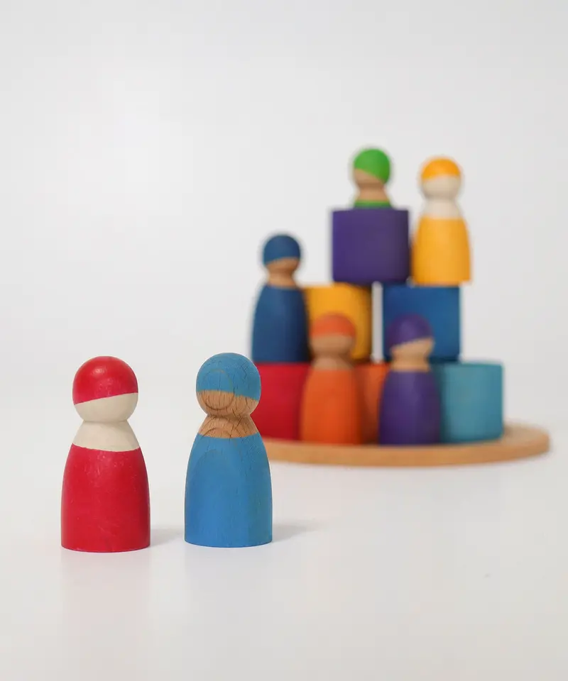 Grimm's 7 Rainbow Friends In Bowls 2