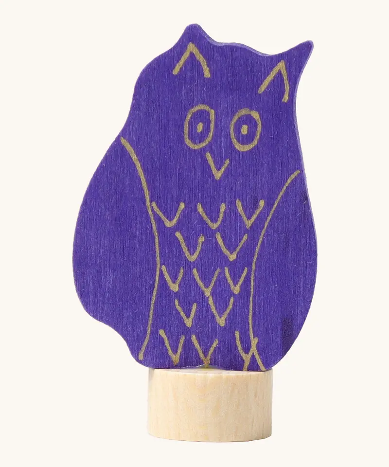 Grimm's Blue Eagle Owl Decorative Figure 1