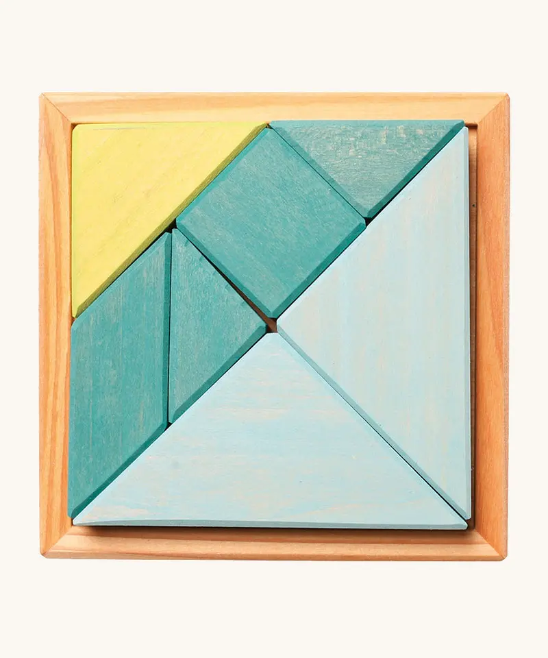 Grimm's Blue & Green Tangram 1