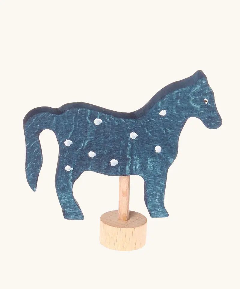 Grimm's Blue Horse Decorative Figure 1