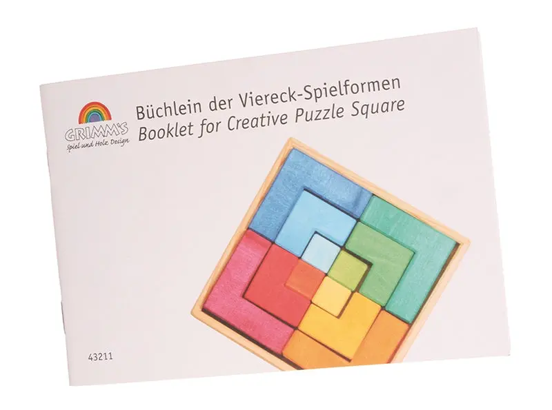 Grimm's Booklet For Creative Puzzle Square 1