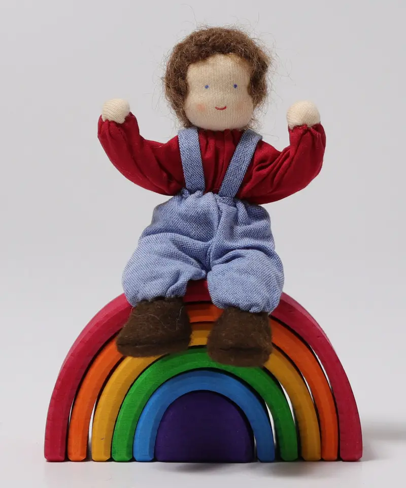 Grimm's Brown Haired Boy Doll 2