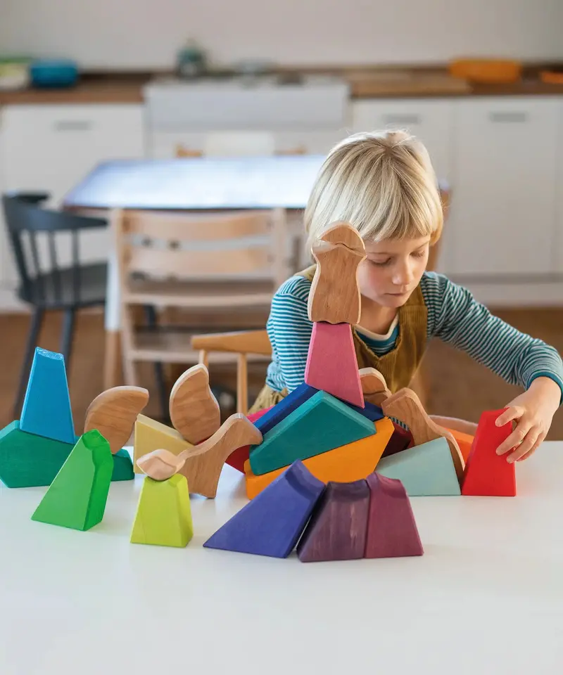 Grimm's Building Set Rainbow Lion 2