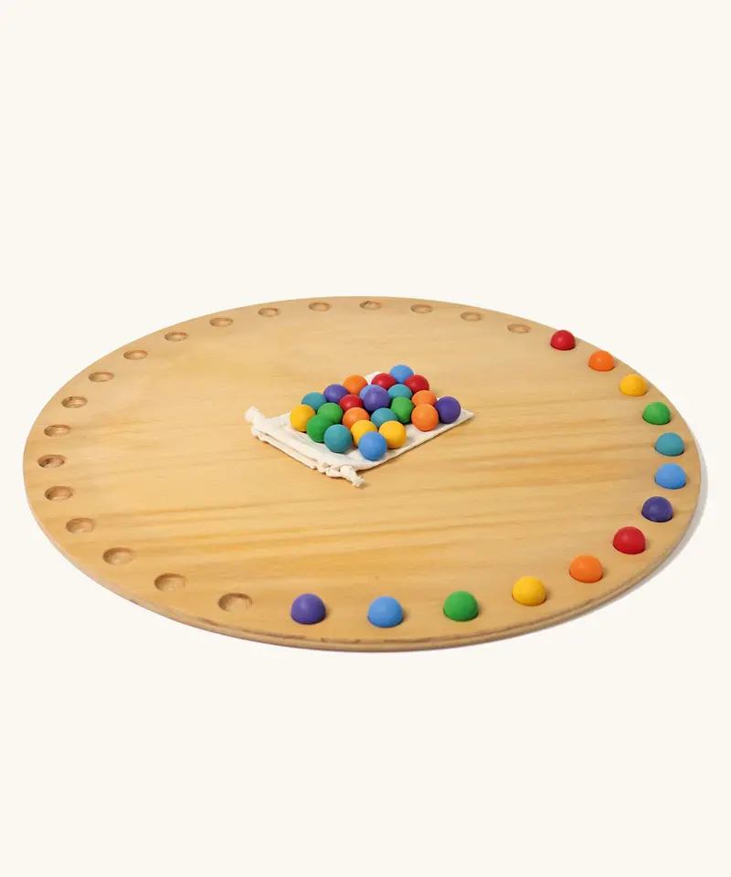 Grimm's Circular Disc & 35 Marbles 1