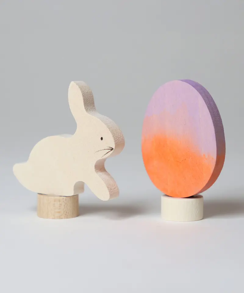 Grimm's Easter Decorative Figure Set - Batik Orange 1
