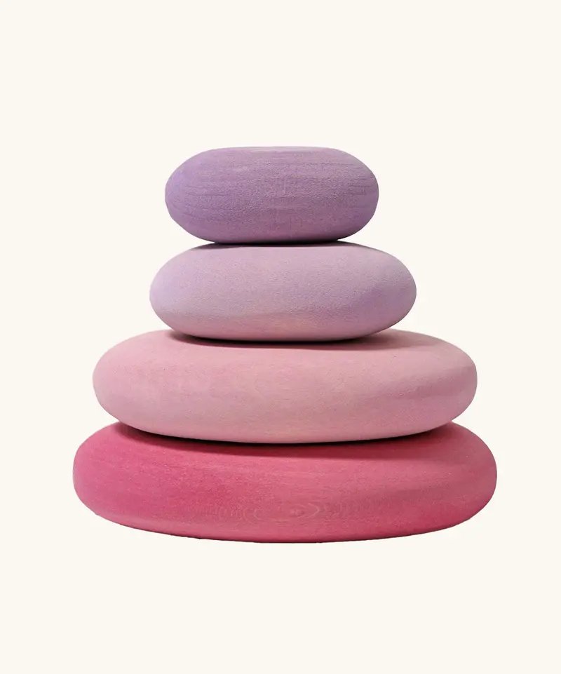 Grimm's Flamingo Pebbles Building Set 1