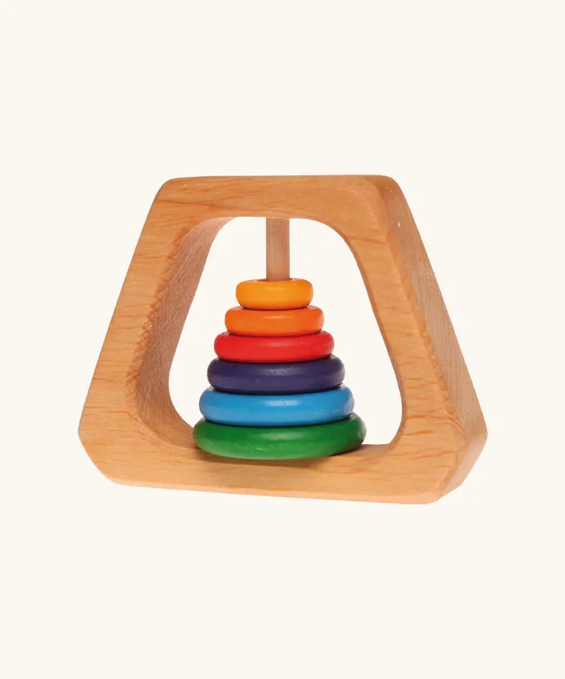 Grimm's Grasping Pyramid Rattle 1