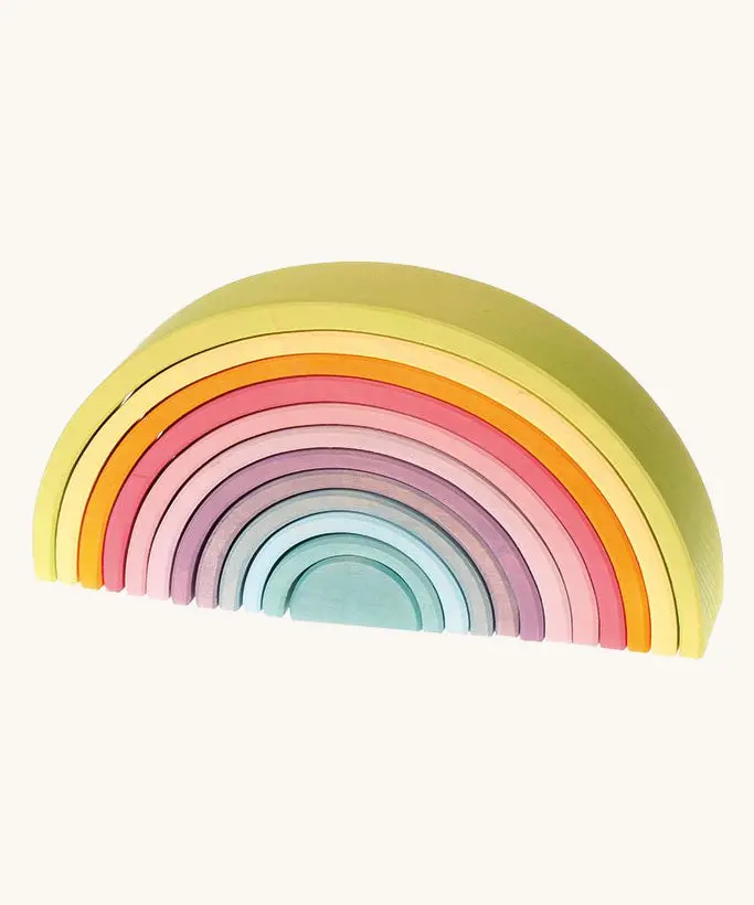 Grimm’S Large 12-Piece Pastel Rainbow 1