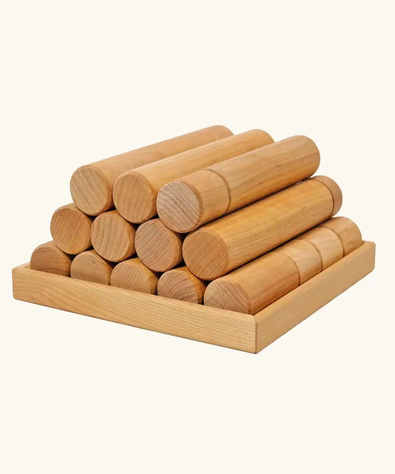 Grimm's Large Building Rollers Natural 1