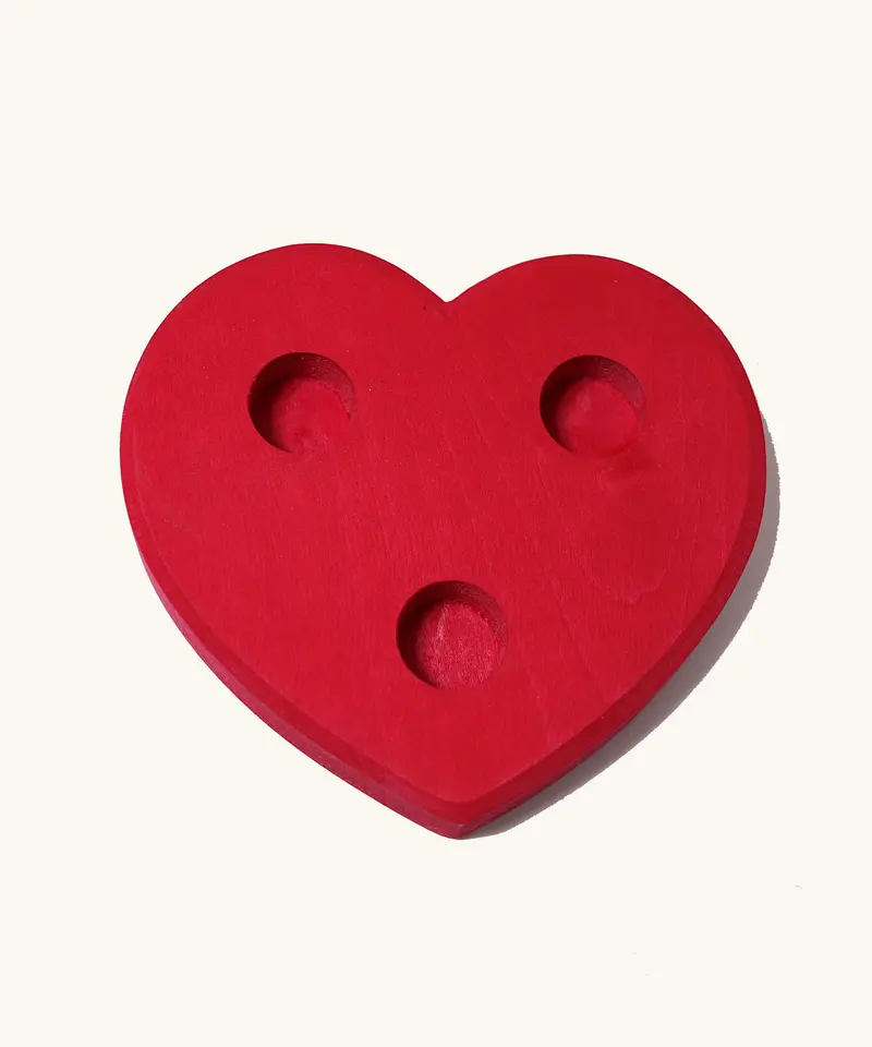 Grimm's Large Red Heart Celebration Ring 1
