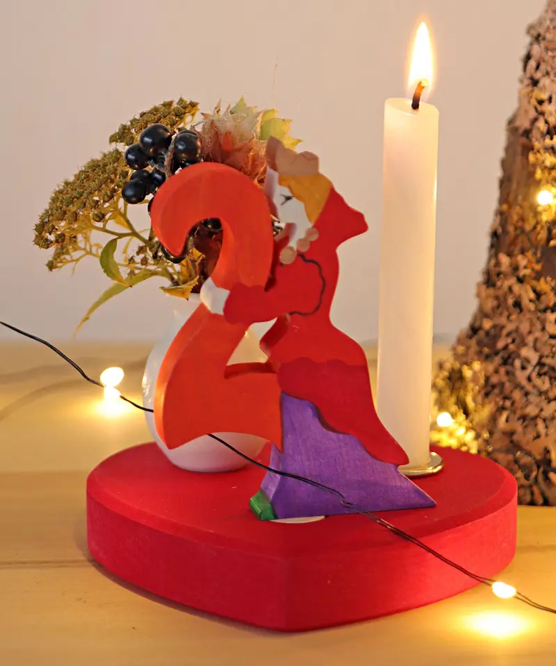 Grimm's Large Red Heart Celebration Ring 2