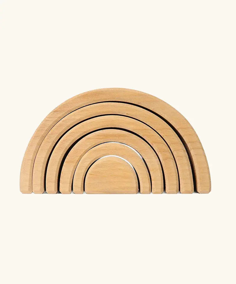 Grimm's Medium Natural Rainbow (6 Pieces) 1