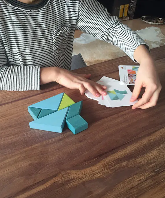 Grimm's Orange & Pink Tangram 2