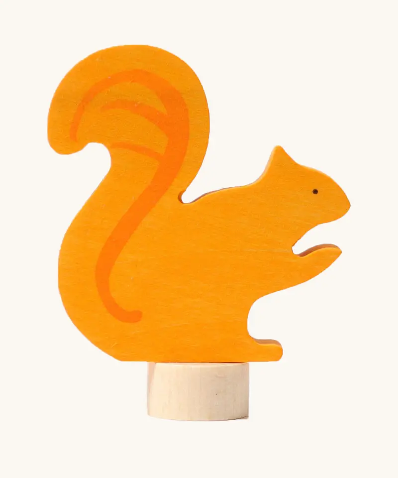 Grimm's Orange Squirrel Decorative Figure 1