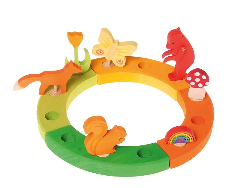 Grimm's Orange Squirrel Decorative Figure 2