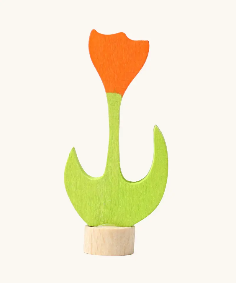 Grimm's Orange Tulip Decorative Figure 1
