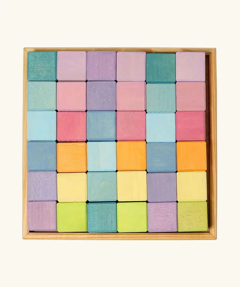 Grimm's Pastel 36 Cubes 1
