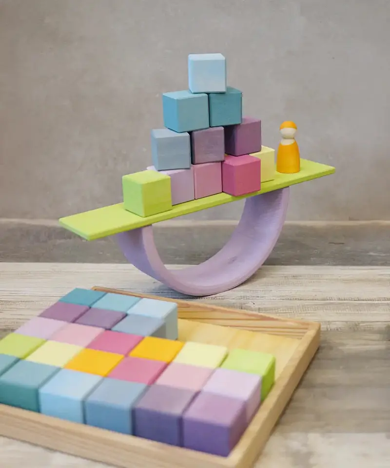Grimm's Pastel 36 Cubes 2
