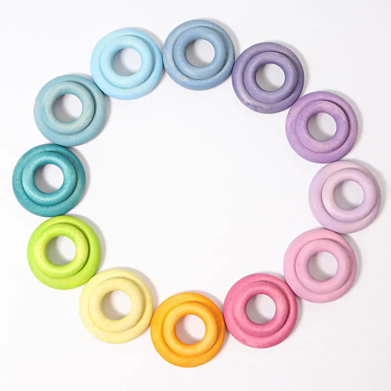 Grimm's Pastel Building Rings 1