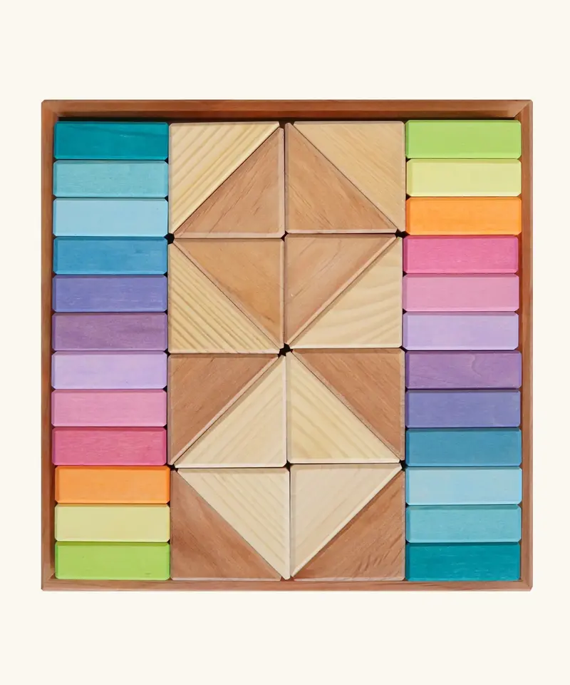 Grimm's Pastel Duo Building Blocks 1