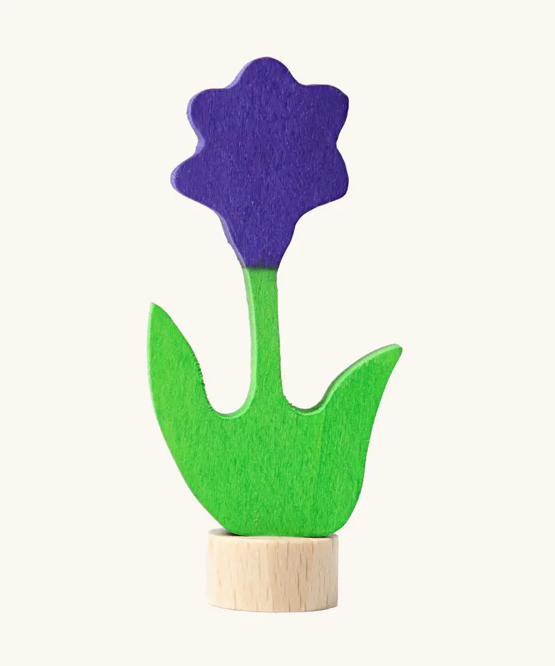 Grimm's Purple Flower Decorative Figure 1