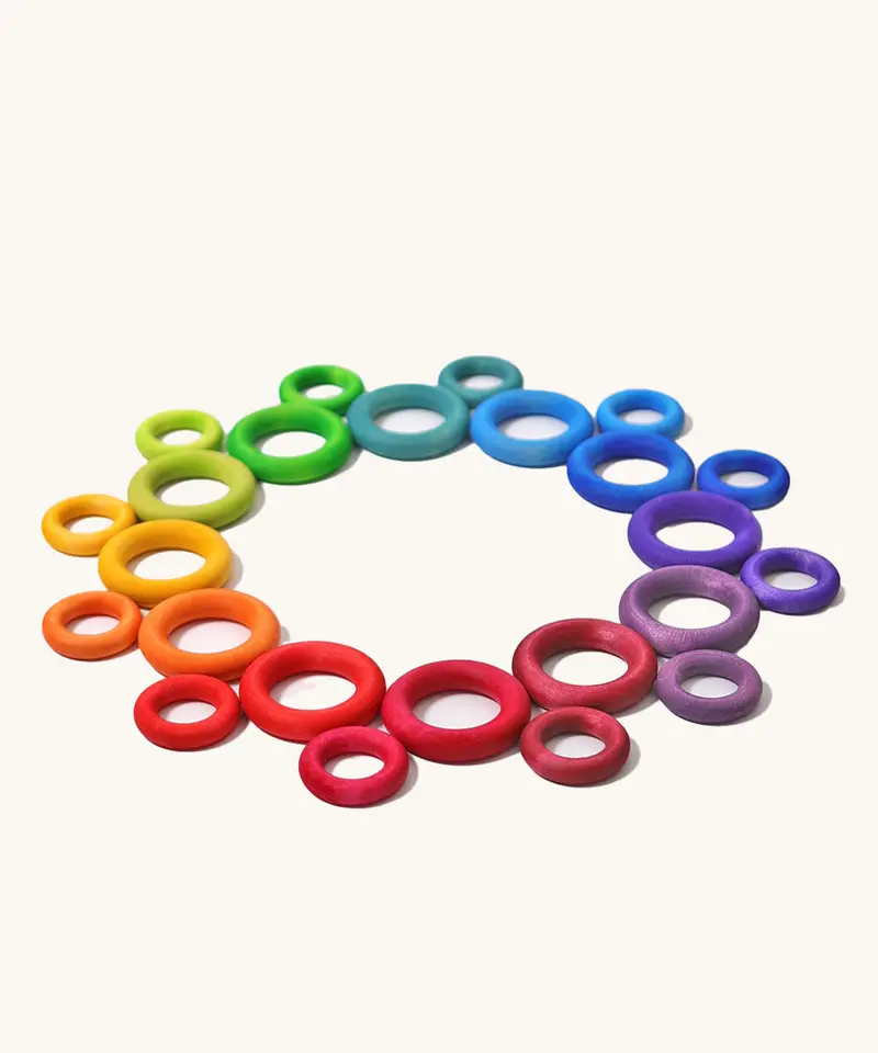 Grimm's Rainbow Building Rings 1