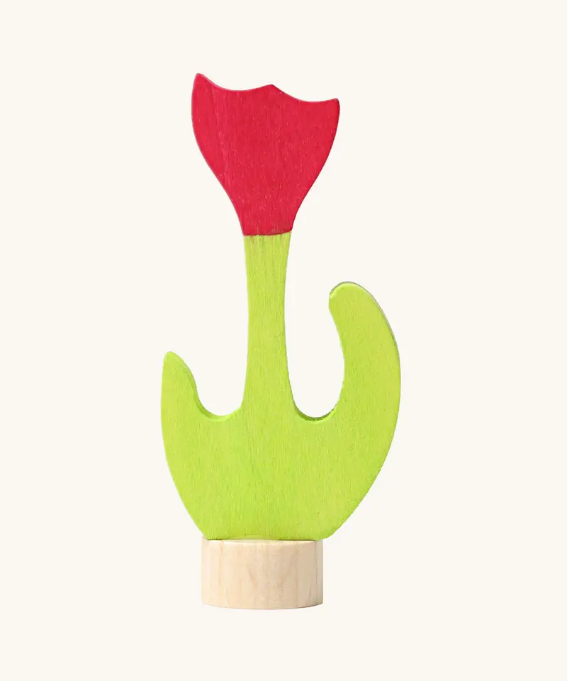 Grimm's Red Tulip Decorative Figure 1