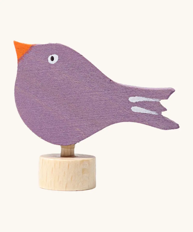 Grimm's Sitting Bird Decorative Figure 1