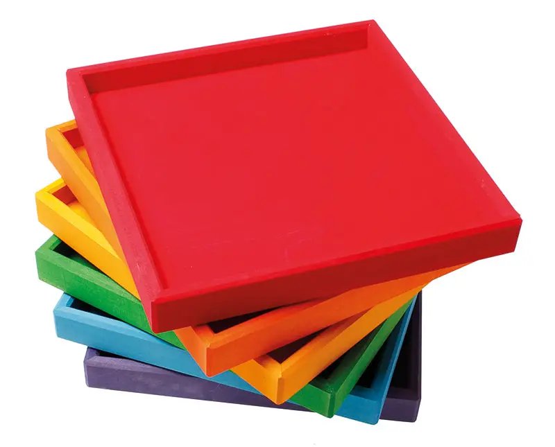Grimm's Six Wooden Rainbow Frames 1