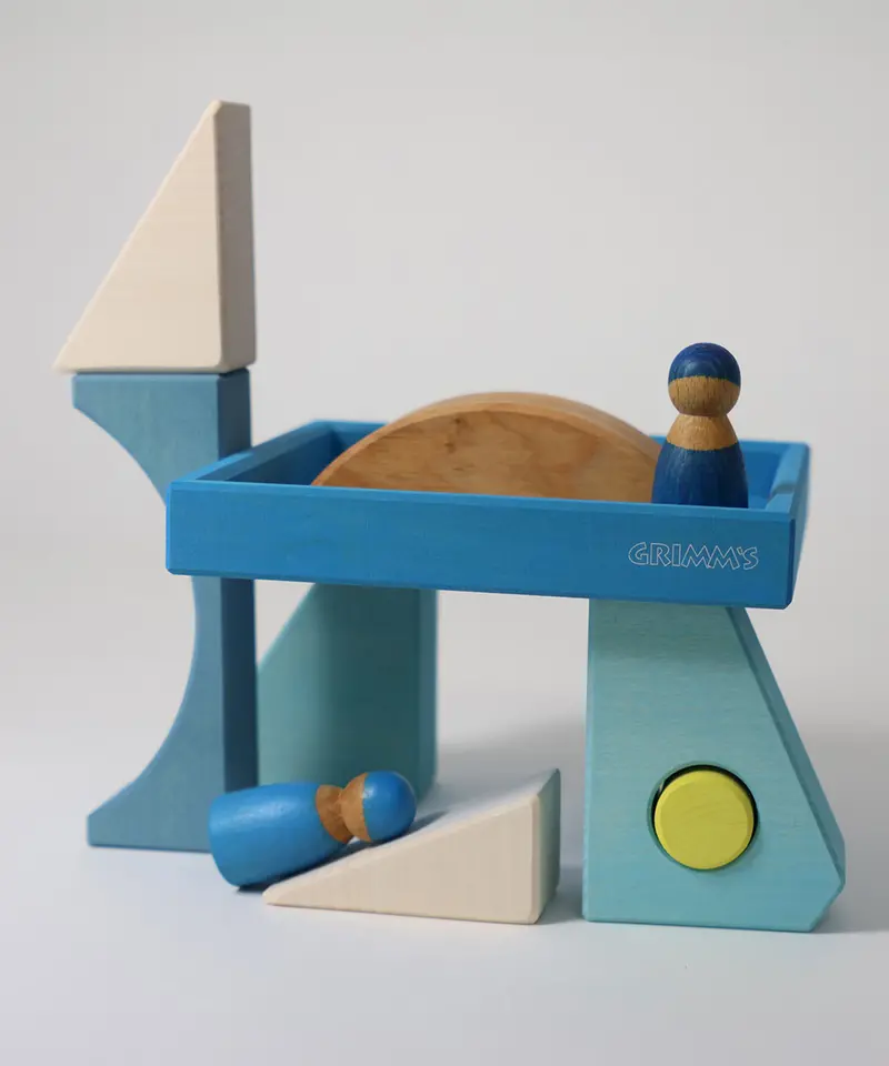 Grimm's Stacking Puzzle - Blue Boat 2
