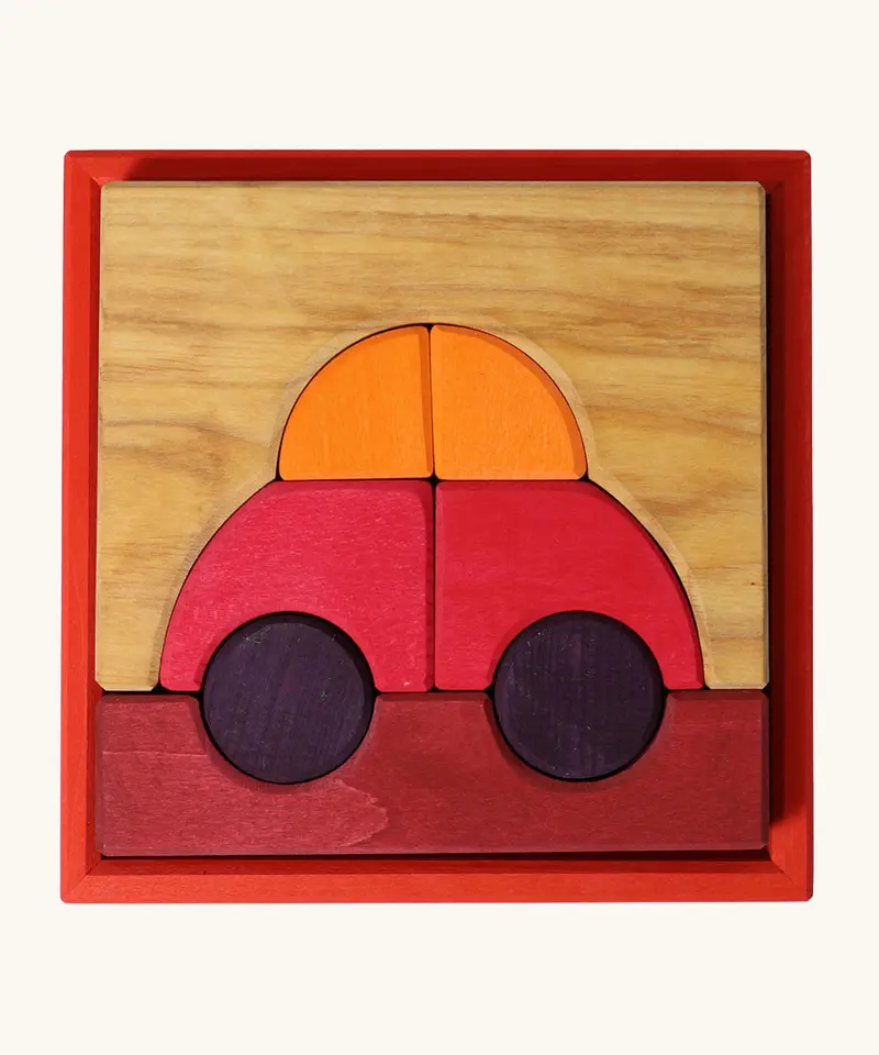 Grimm's Stacking Puzzle - Red Car 1
