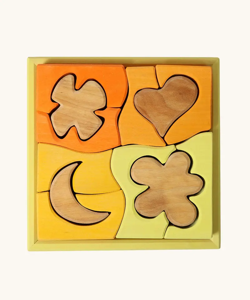 Grimm's Stacking Puzzle - Yellow Shapes 1