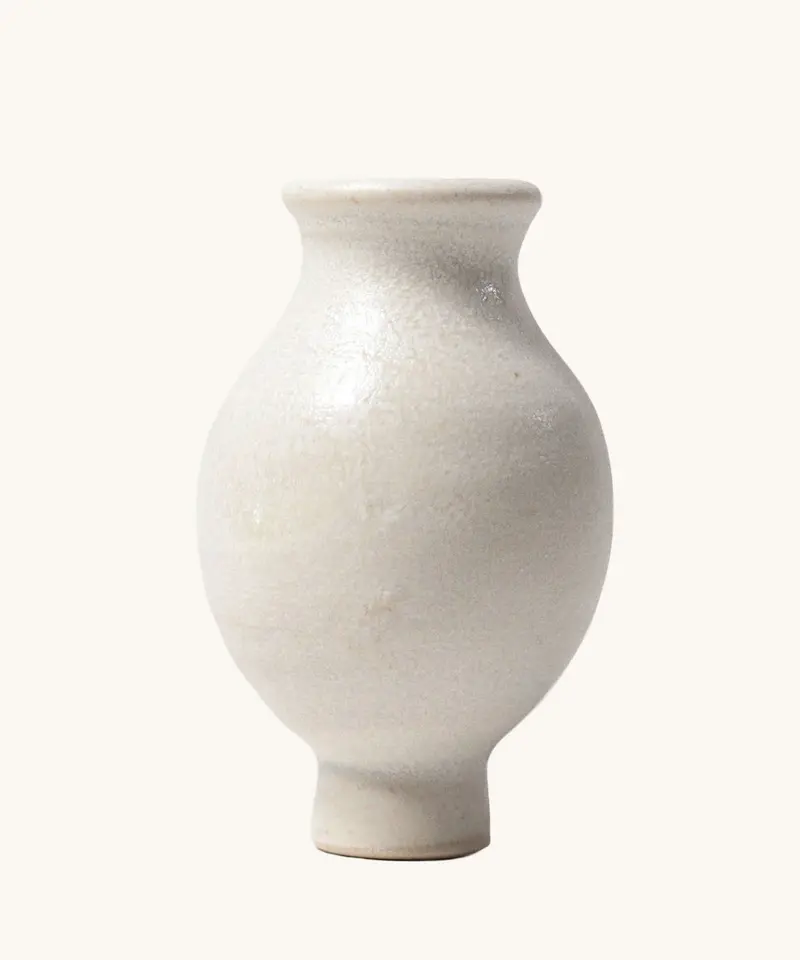 Grimm's White Vase Decorative Figure 1