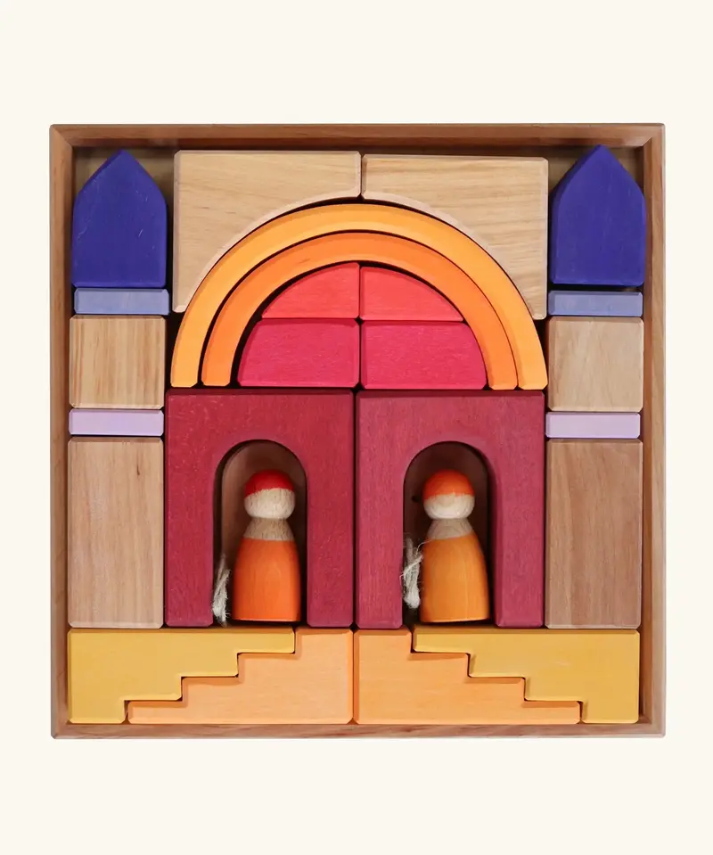 Grimm's Wooden Building World - Desert Sand 1