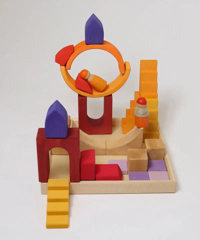 Grimm's Wooden Building World - Desert Sand 2