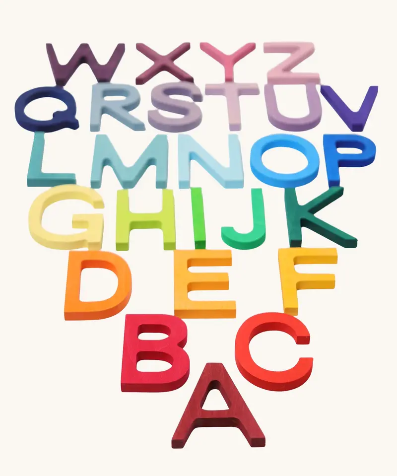 Grimm's Wooden School Letters 1