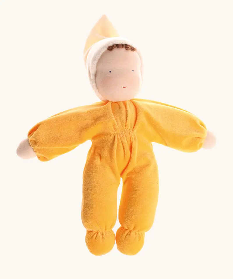 Grimm's Yellow Soft Waldorf Doll 1